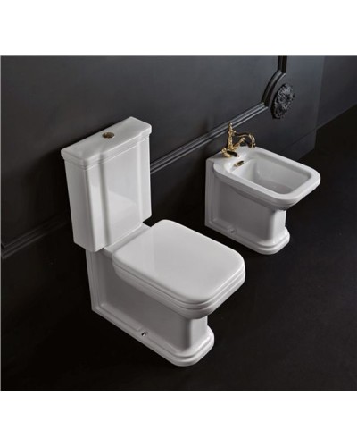 Унитаз компакт Kerasan Waldorf 4117 без сиденья и без бачка