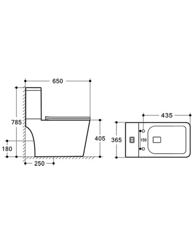 Унитаз-компакт с сиденьем микролифт Vincea Hope VT2-201