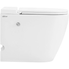 Напольный унитаз с сиденьем микролифт с импульсным смывом Abber Bequem AC1115P