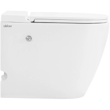 Напольный унитаз с сиденьем микролифт с импульсным смывом Abber Bequem AC1115P