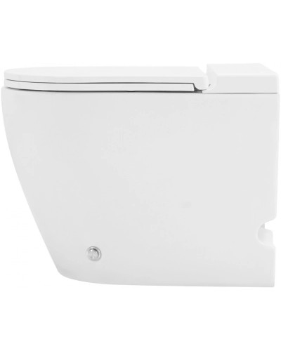 Напольный унитаз с сиденьем микролифт с импульсным смывом Abber Bequem AC1115P