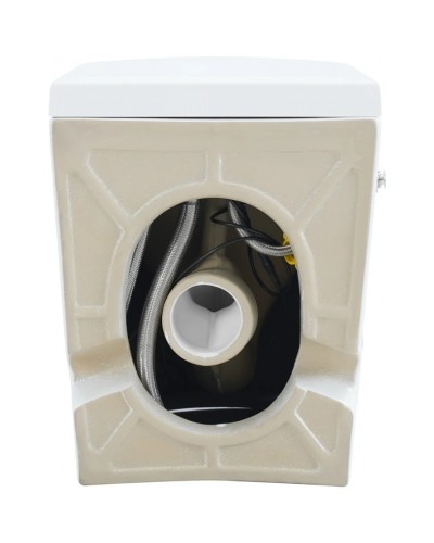 Напольный унитаз с сиденьем микролифт с импульсным смывом Abber Bequem AC1115P