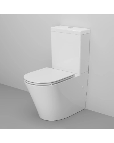 Унитаз-компакт безободковый с сиденьем микролифт Ambassador Ritz 237K19001RS