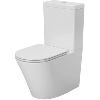 Унитаз-компакт безободковый с сиденьем микролифт Ambassador Ritz 237K19001RS