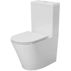 Унитаз-компакт безободковый с сиденьем микролифт Ambassador Ritz 237K19001RS