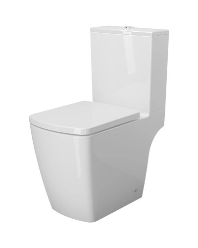 Унитаз-компакт безободковый с сиденьем микролифт Ambassador Kingston 147K19002RS