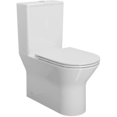 Унитаз-компакт безободковый с сиденьем микролифт Ambassador Elysium 187K19001RS