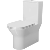 Унитаз-компакт безободковый с сиденьем микролифт Ambassador Elysium 187K19001RS