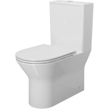 Унитаз-компакт безободковый с сиденьем микролифт Ambassador Elysium 187K19001RS