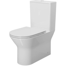 Унитаз-компакт безободковый с сиденьем микролифт Ambassador Elysium 187K19001RS