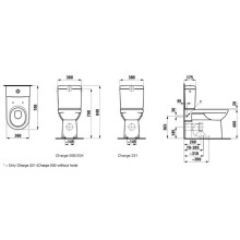 Чаша напольного унитаза Laufen Pro 8.2495.5.000.000.1