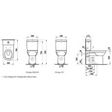 Чаша напольного унитаза Laufen Pro 8.2495.5.000.000.1