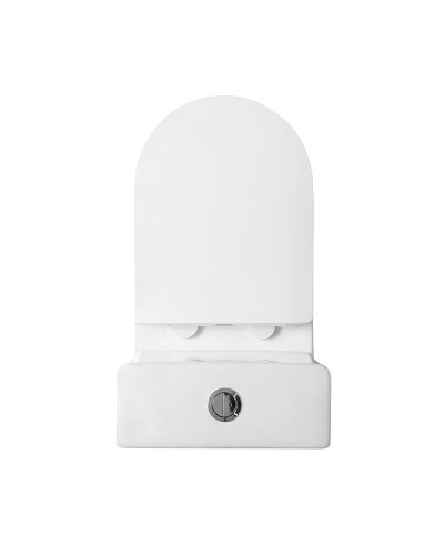 Унитаз-моноблок с сиденьем дюропласт soft close, P-trap BelBagno LOUNGE BB8618CPR-MN/SC