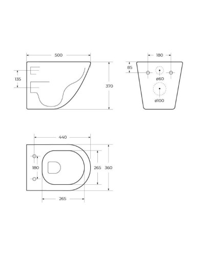 Унитаз подвесной безободковый смыв TORNADO с сиденьем BelBagno SFERA-TOR BB046CH-TOR/BB2111SC