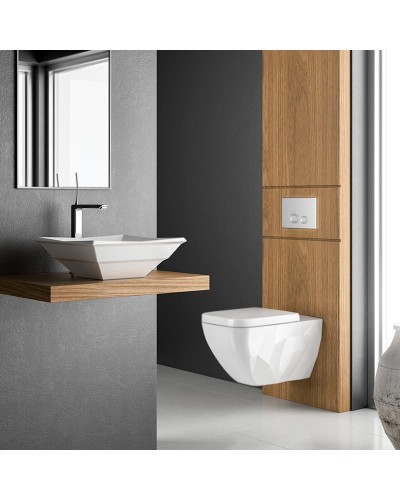 Унитаз Bien Kristal KRKA060N1VP0W3000 подвесной Белый