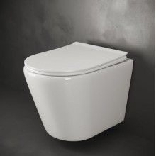 Унитаз Ceramica Nova Highlight Rimless CN1804 подвесной с сиденьем Микролифт