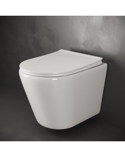 Унитаз Ceramica Nova Highlight Rimless CN1804 подвесной с сиденьем Микролифт