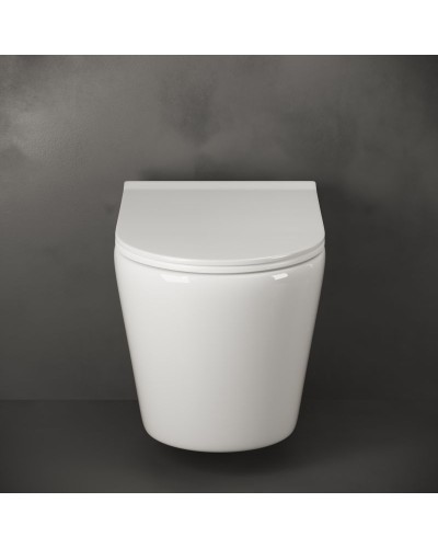 Унитаз Ceramica Nova Highlight Rimless CN1804 подвесной с сиденьем Микролифт