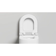 Унитаз подвесной Salini S-Stone Gemelli 240121KSM безободковый, с сиденьем микролифт, белый матовый