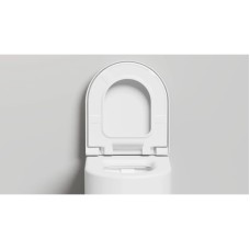 Унитаз подвесной Salini S-Stone Gemelli 240121KSM безободковый, с сиденьем микролифт, белый матовый