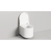 Унитаз подвесной Salini S-Stone Gemelli 240121KSM безободковый, с сиденьем микролифт, белый матовый