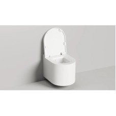 Унитаз подвесной Salini S-Stone Gemelli 240121KSM безободковый, с сиденьем микролифт, белый матовый