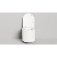 Унитаз подвесной Salini S-Stone Gemelli 240121KSM безободковый, с сиденьем микролифт, белый матовый