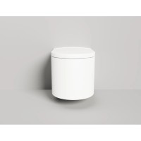 Унитаз подвесной Salini S-Stone Gemelli 240121KSM безободковый, с сиденьем микролифт, белый матовый