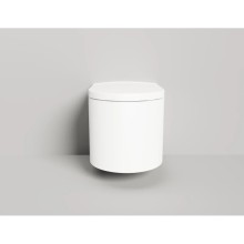 Унитаз подвесной Salini S-Stone Gemelli 240121KSM безободковый, с сиденьем микролифт, белый матовый
