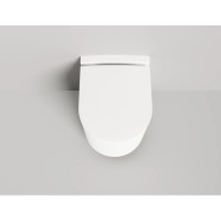Унитаз подвесной Salini S-Stone Gemelli 240121KSM безободковый, с сиденьем микролифт, белый матовый
