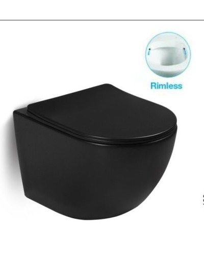 Унитаз SantiLine SL-5018MB подвесной с сиденьем Микролифт