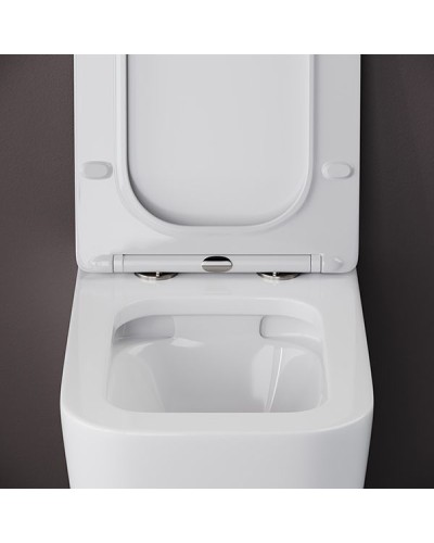 Унитаз Ceramica Nova Cubic CN1806 подвесной с сиденьем Микролифт