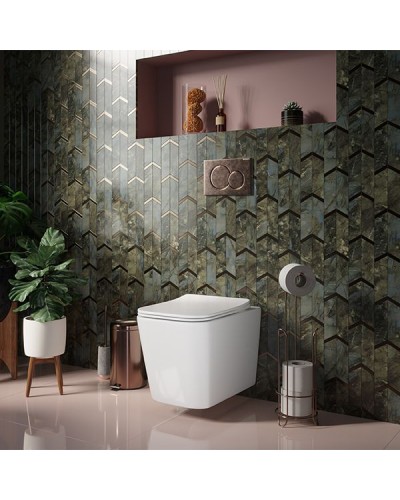 Унитаз Ceramica Nova Cubic CN1806 подвесной с сиденьем Микролифт