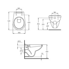 Унитаз подвесной Ideal Standard Ecco E876901