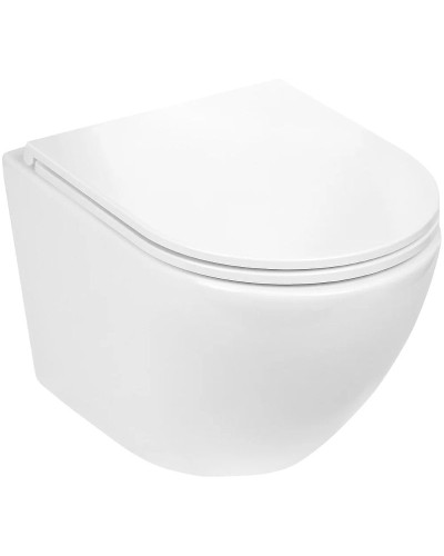 Унитаз WeltWasser Merzbach 004 GL-WT 10000003661 подвесной Белый глянец с сиденьем Микролифт