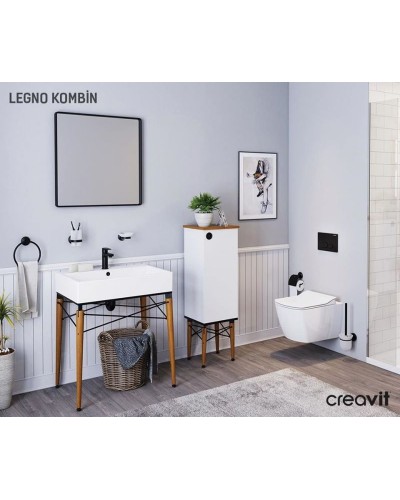 Унитаз биде Creavit Elegant EG321-00CB00E-0000 подвесной Белый без сиденья