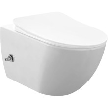 Унитаз биде Creavit Free FE322-34CB00E-0002 подвесной Белый без сиденья