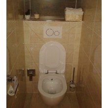 Унитаз биде Creavit Free FE322-00CB00E-0000 подвесной Белый без сиденья