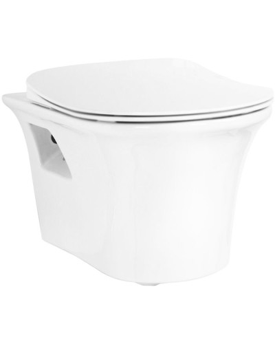 Унитаз биде Creavit MO320-00CB00E-0000 подвесной Белый без сиденья