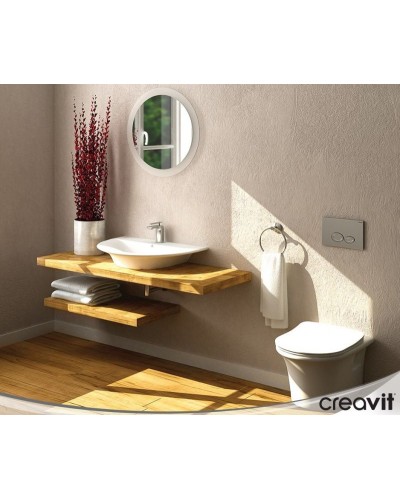 Унитаз биде Creavit MO320-00CB00E-0000 подвесной Белый без сиденья