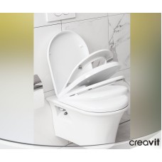 Унитаз биде Creavit MO320-00CB00E-0000 подвесной Белый без сиденья