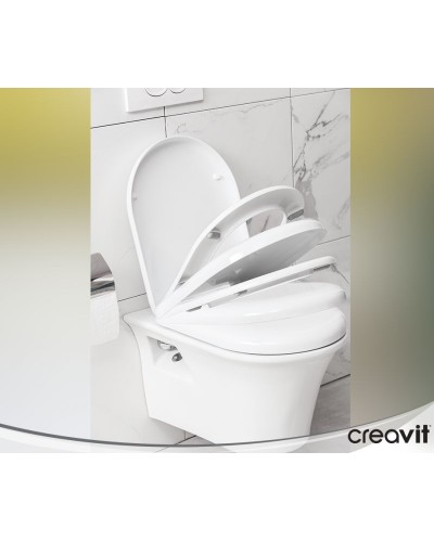 Унитаз биде Creavit MO320-00CB00E-0000 подвесной Белый без сиденья