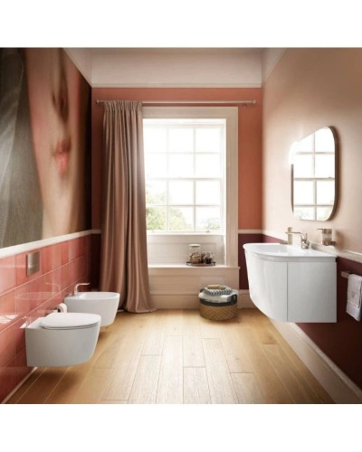 Унитаз подвесной с сиденьем микролифт Ideal Standard Dea AquaBlade T348801