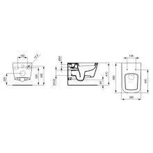 Унитаз подвесной Ideal Standard Strada J452101