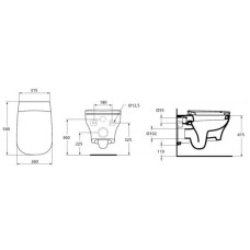 Унитаз подвесной Ideal Standard Active T319501