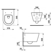 Унитаз подвесной Laufen Kartel by Laufen 8.2033.1.000.000.1