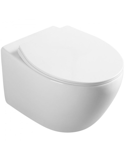 Унитаз Ceramica Nova Pearlcn CN8001 подвесной с сиденьем Микролифт