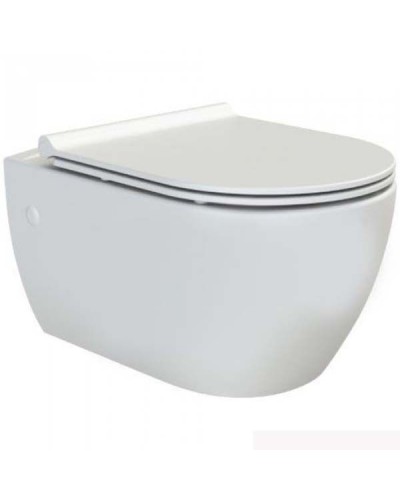 Унитаз Boheme Bianca 963-W подвесной Белый Глянец без сиденья