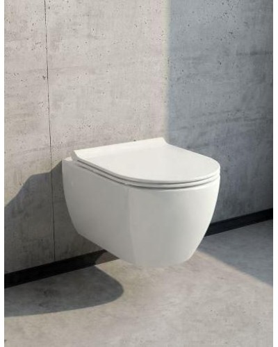 Унитаз Boheme Bianca 963-WM подвесной Белый Матовый без сиденья