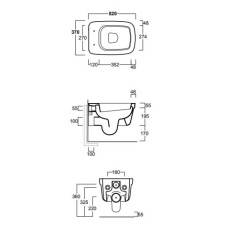 Унитаз подвесной Simas Evolution EVO18bi